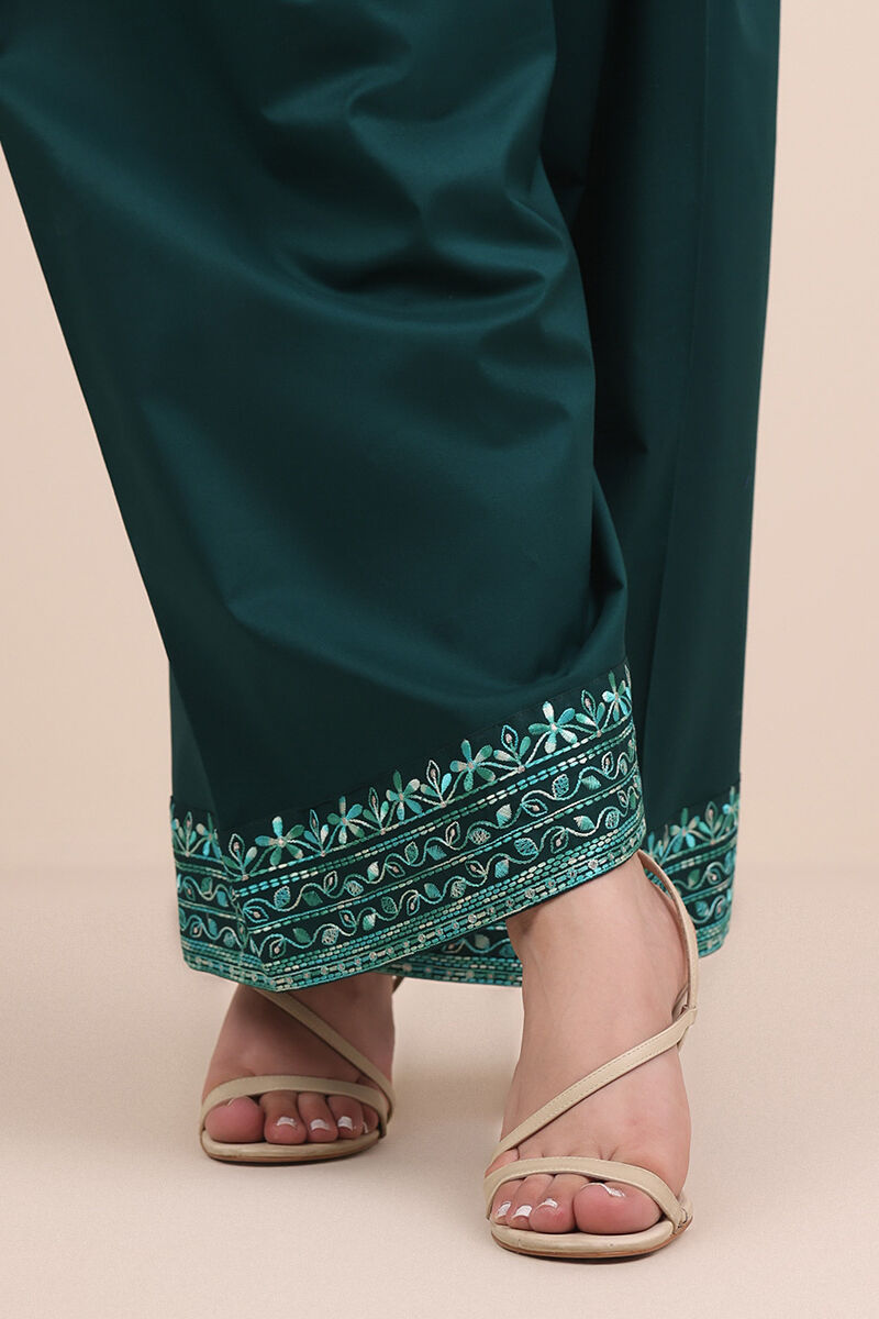 Embroidered Cambric Shalwar