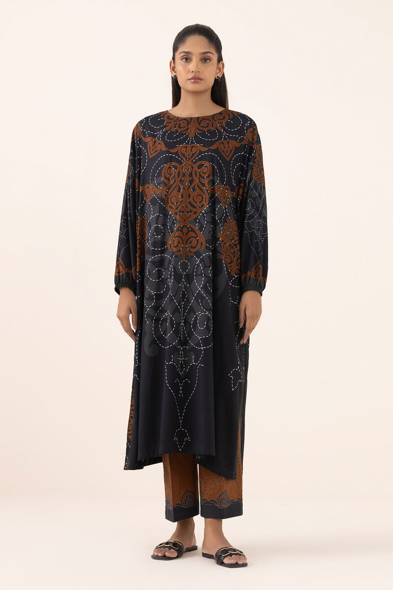 Printed Arabic Lawn Shirt