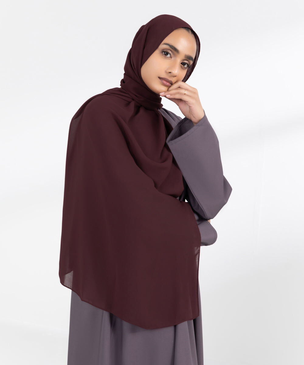 Womens Red Hijab WESTHJB36