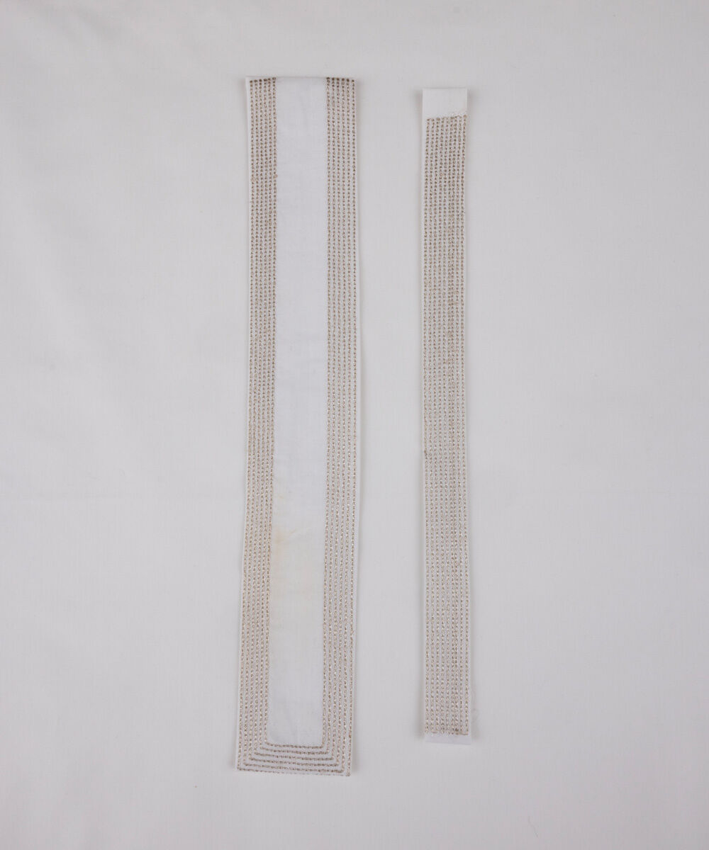 Men's Unstitched Premium Cotton Off White Full Suit Fabric