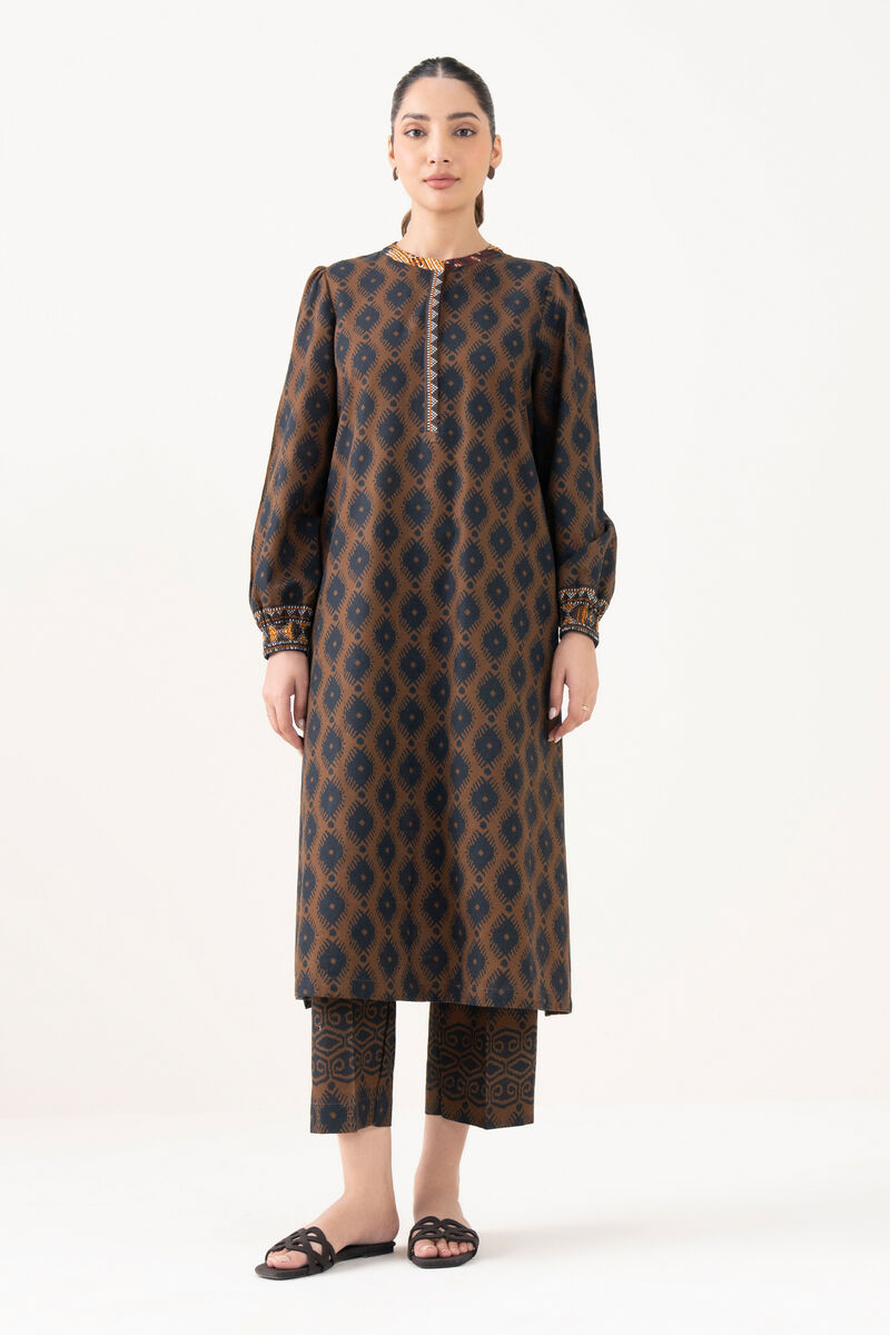 Printed Light Khaddar Shirt