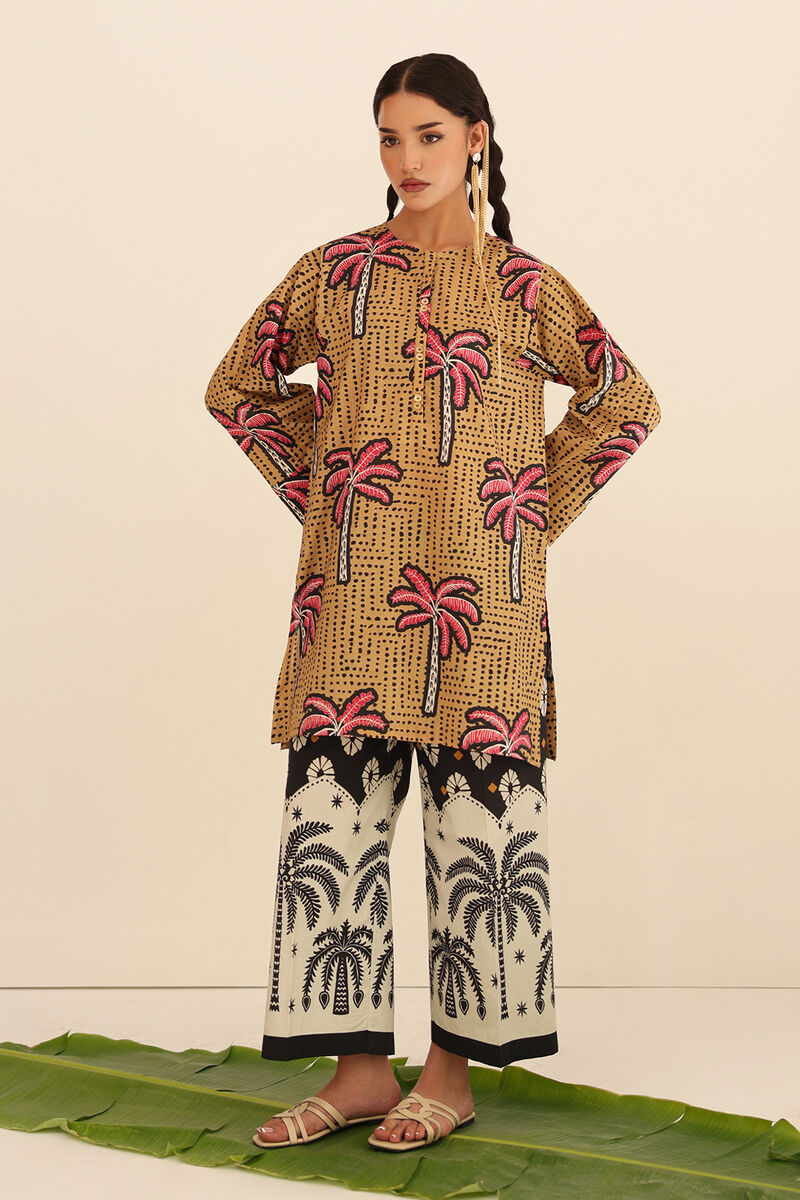 Printed Crosshatch Shirt