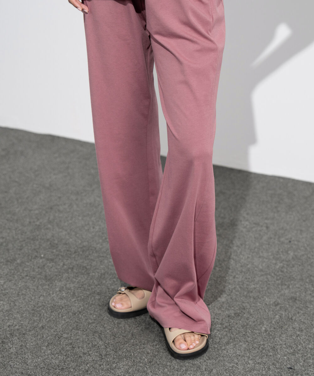 Women's Western Wear Pink Pull-On Jersey Trousers