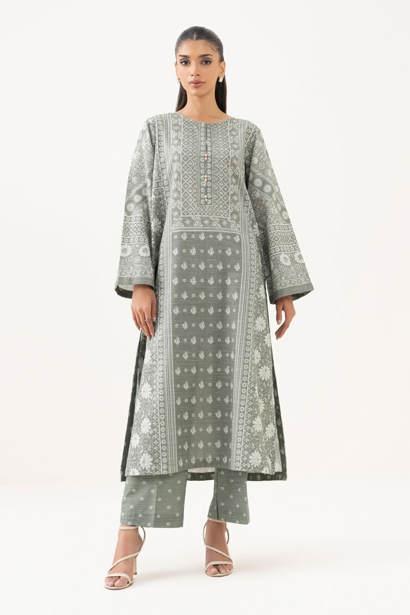 Printed Light Khaddar Shirt