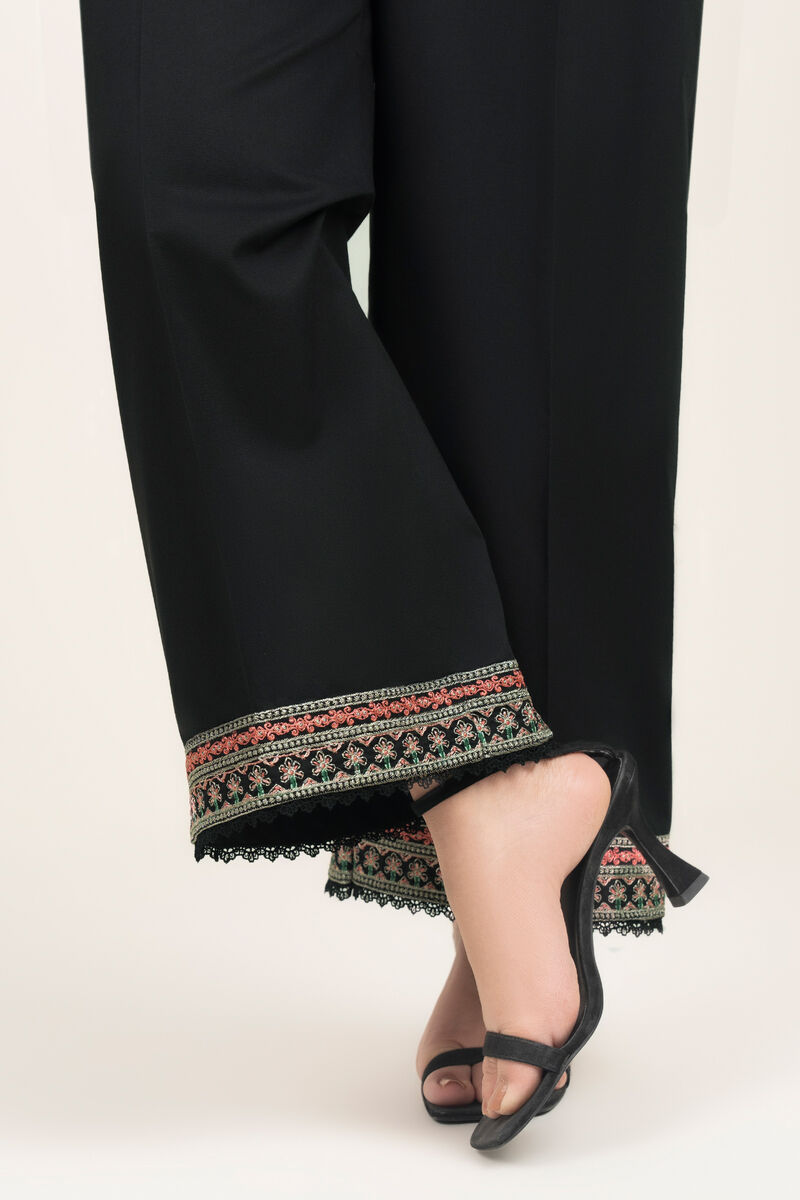 Embroidered Cambric Culottes