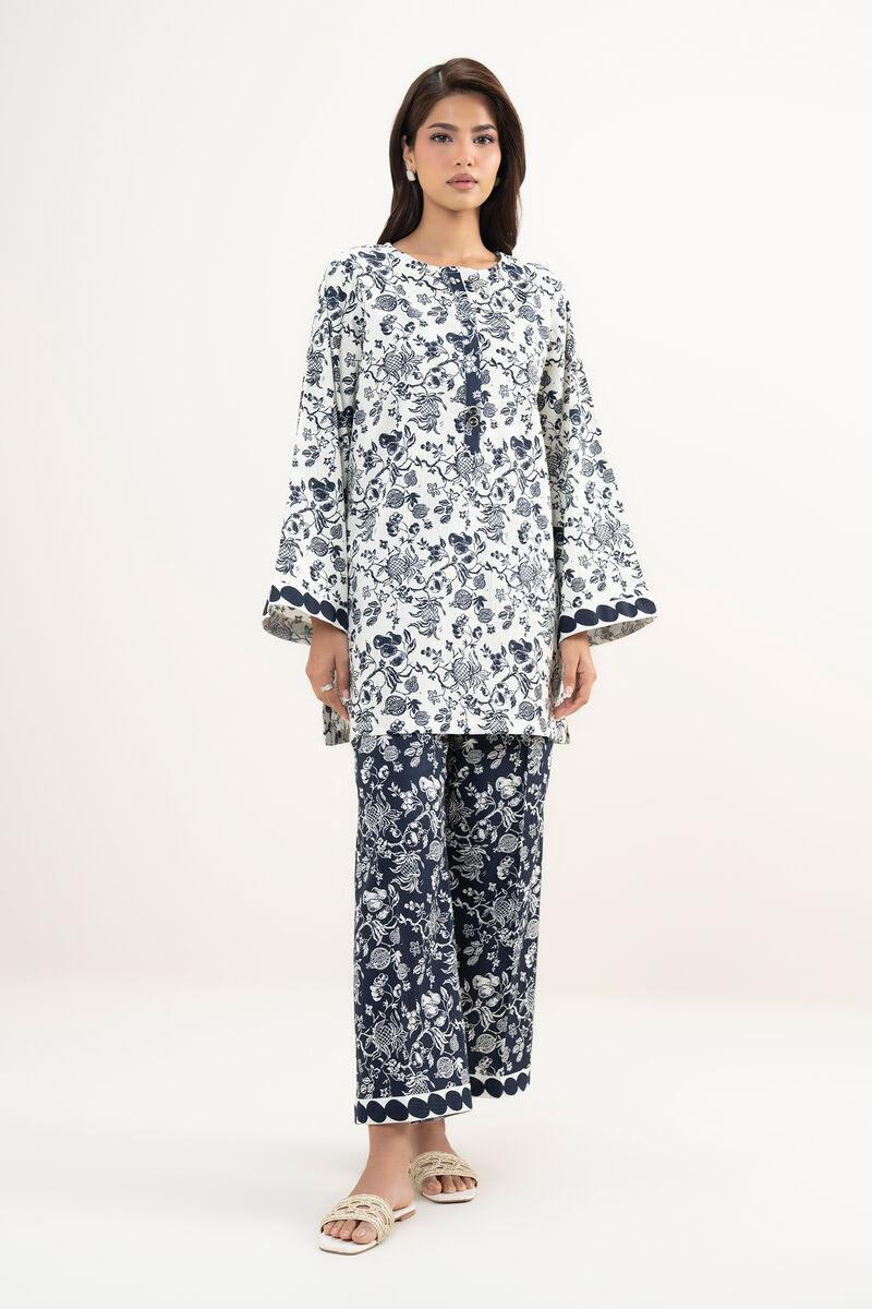 Printed Seersucker Shirt