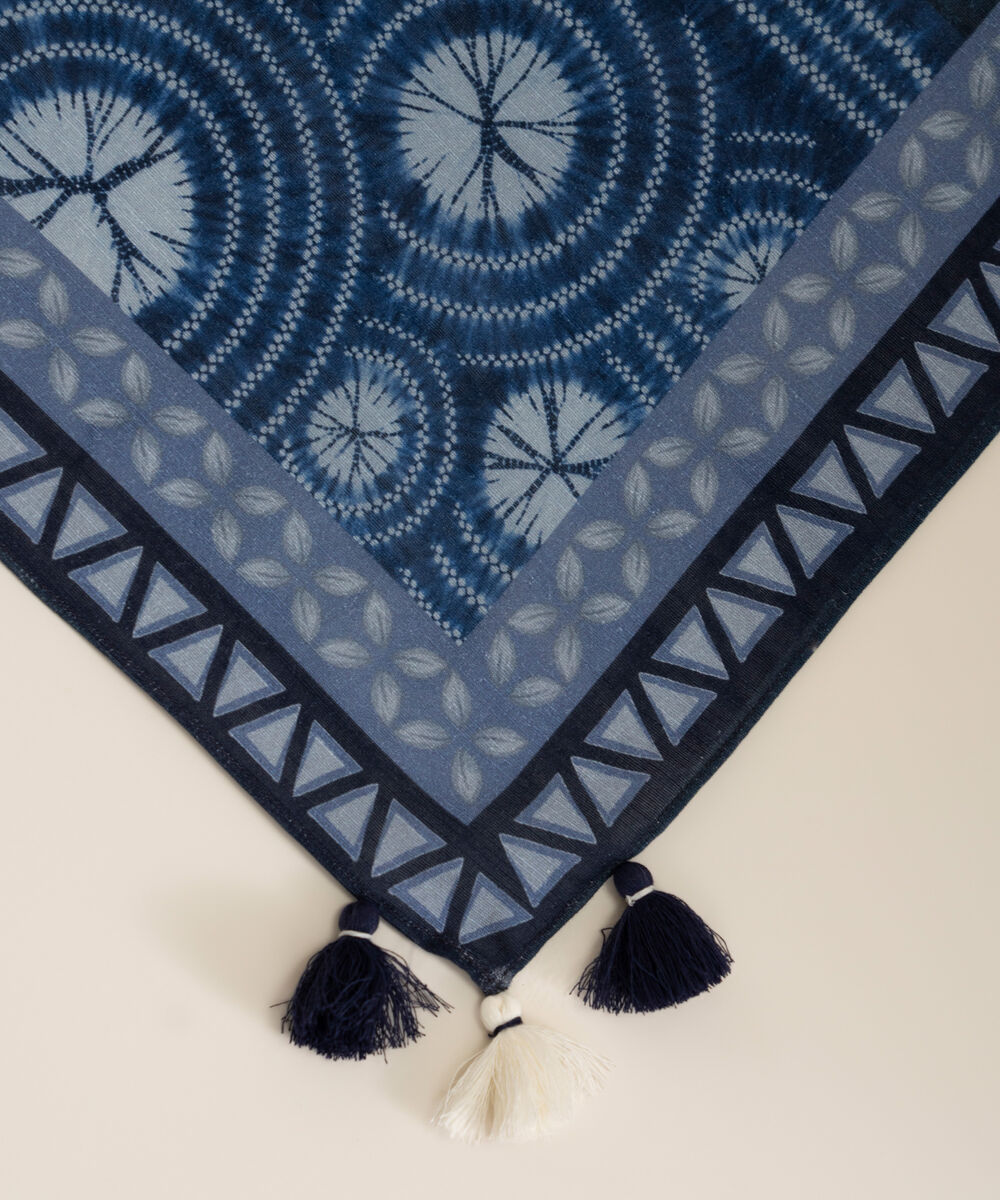 Women's Unstitched Premium Khaddar Blue Dupatta