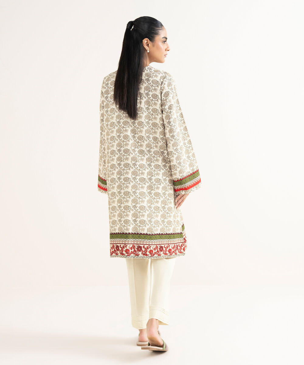 Women's RTW Cotton Printed Straight Multi Shirt