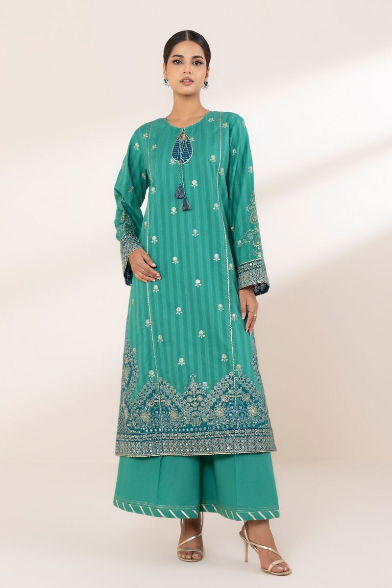 Embroidered Dobby Shirt