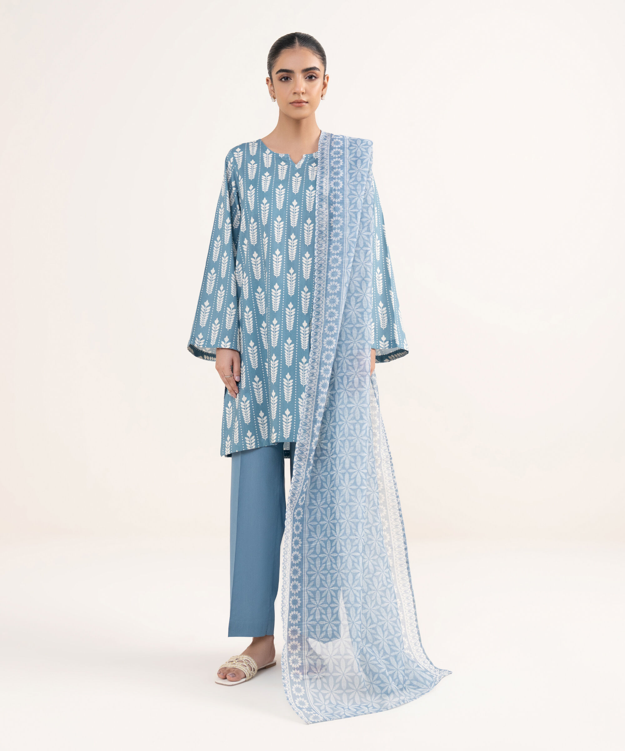 Printed Dupatta 3PDFW25V217D