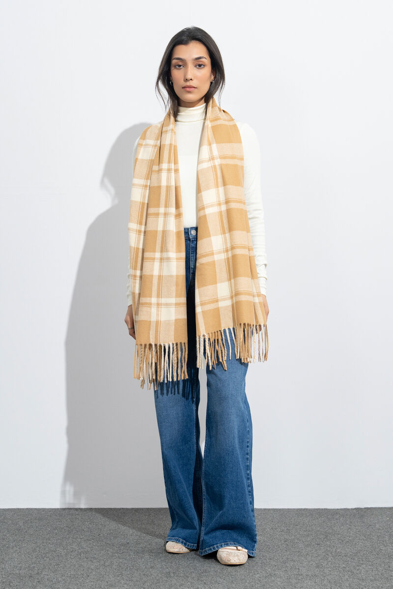 Plaid Woollen Scarf