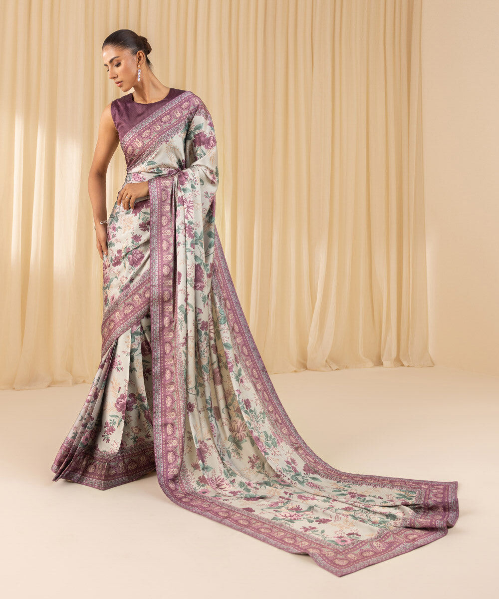 Unstitched Saree 0U3SFLX24V66 Sapphire PK