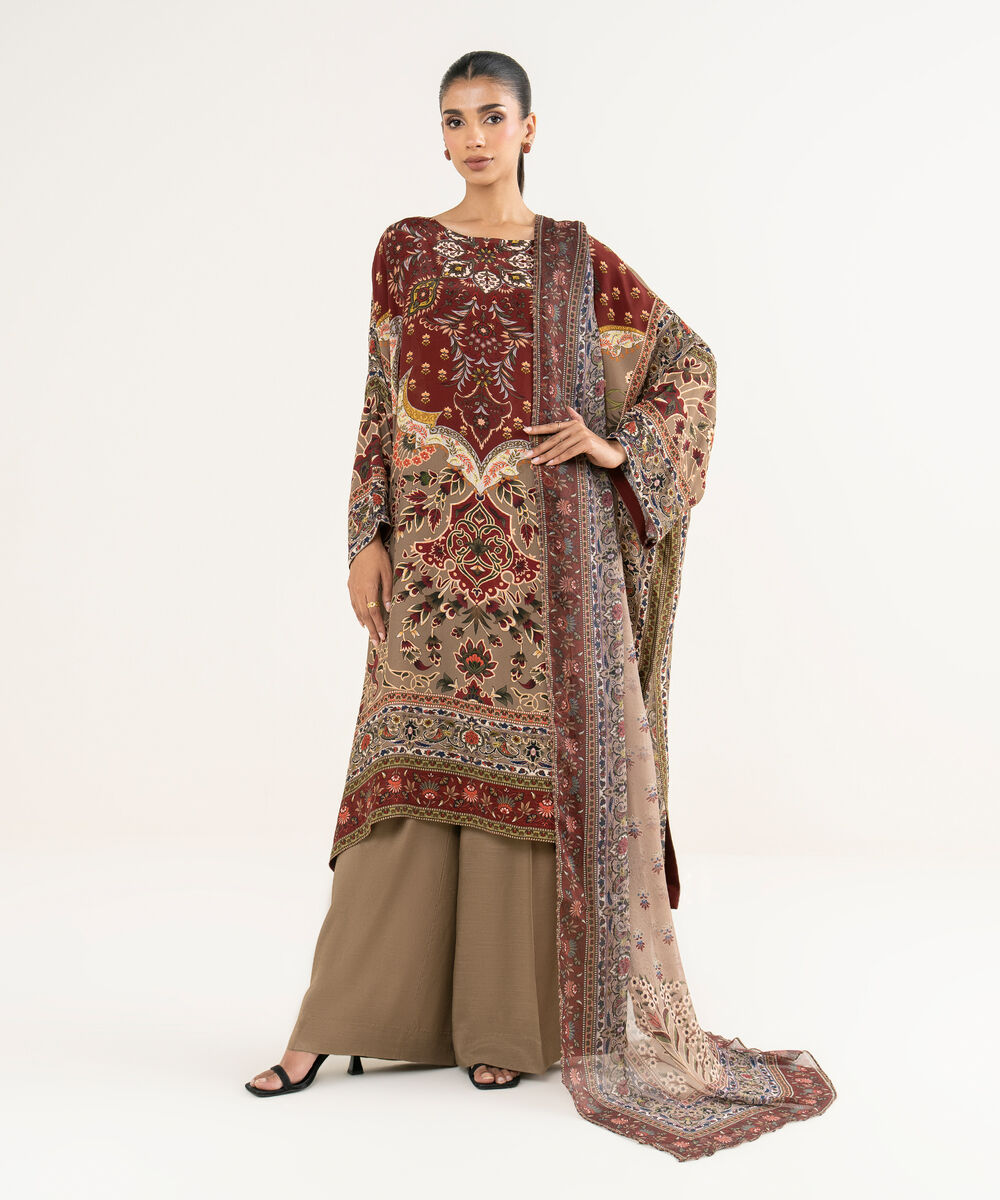 Women's RTW Grip Multi Printed 3 Piece Suit