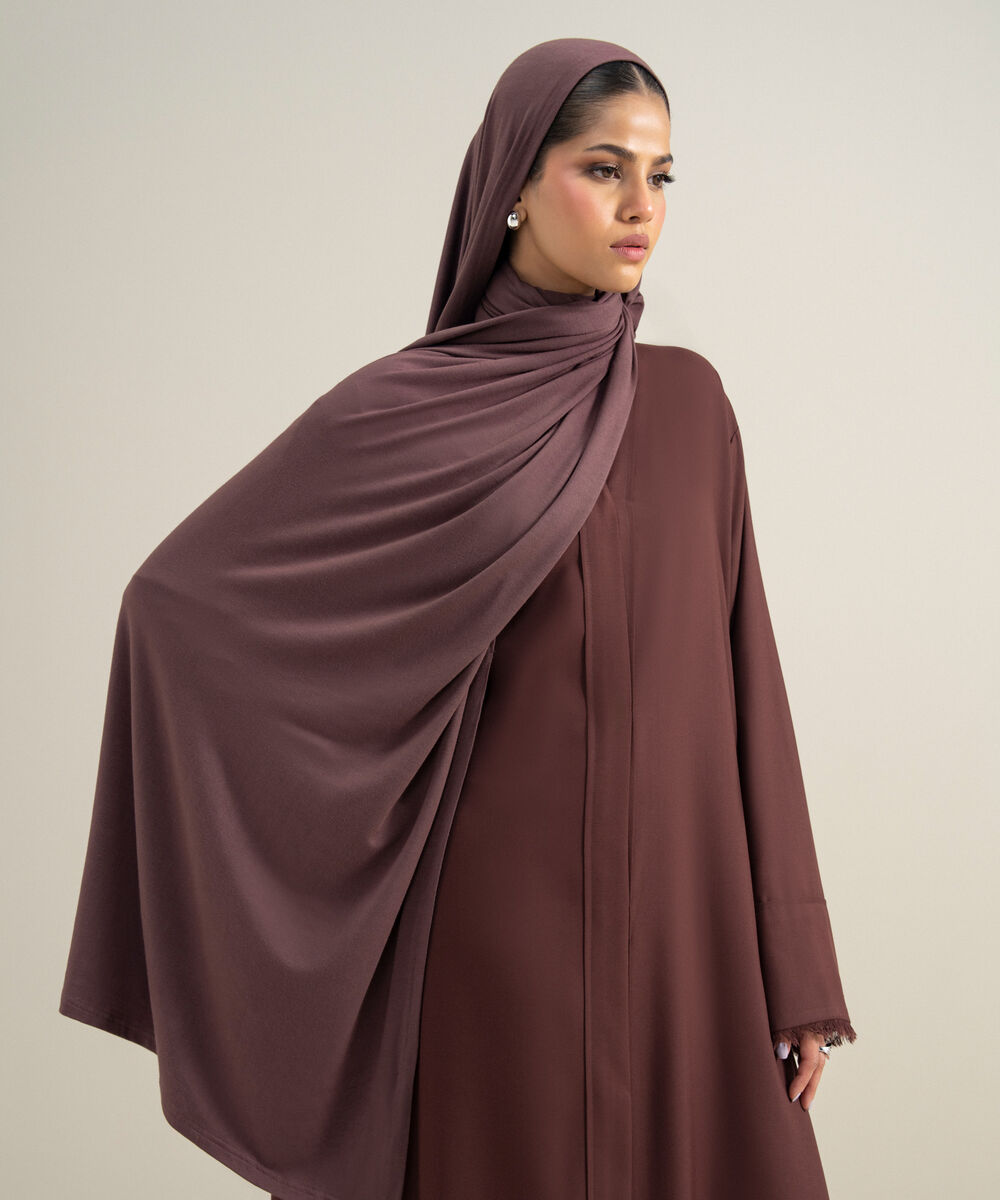 Women's Modal Brown Hijab