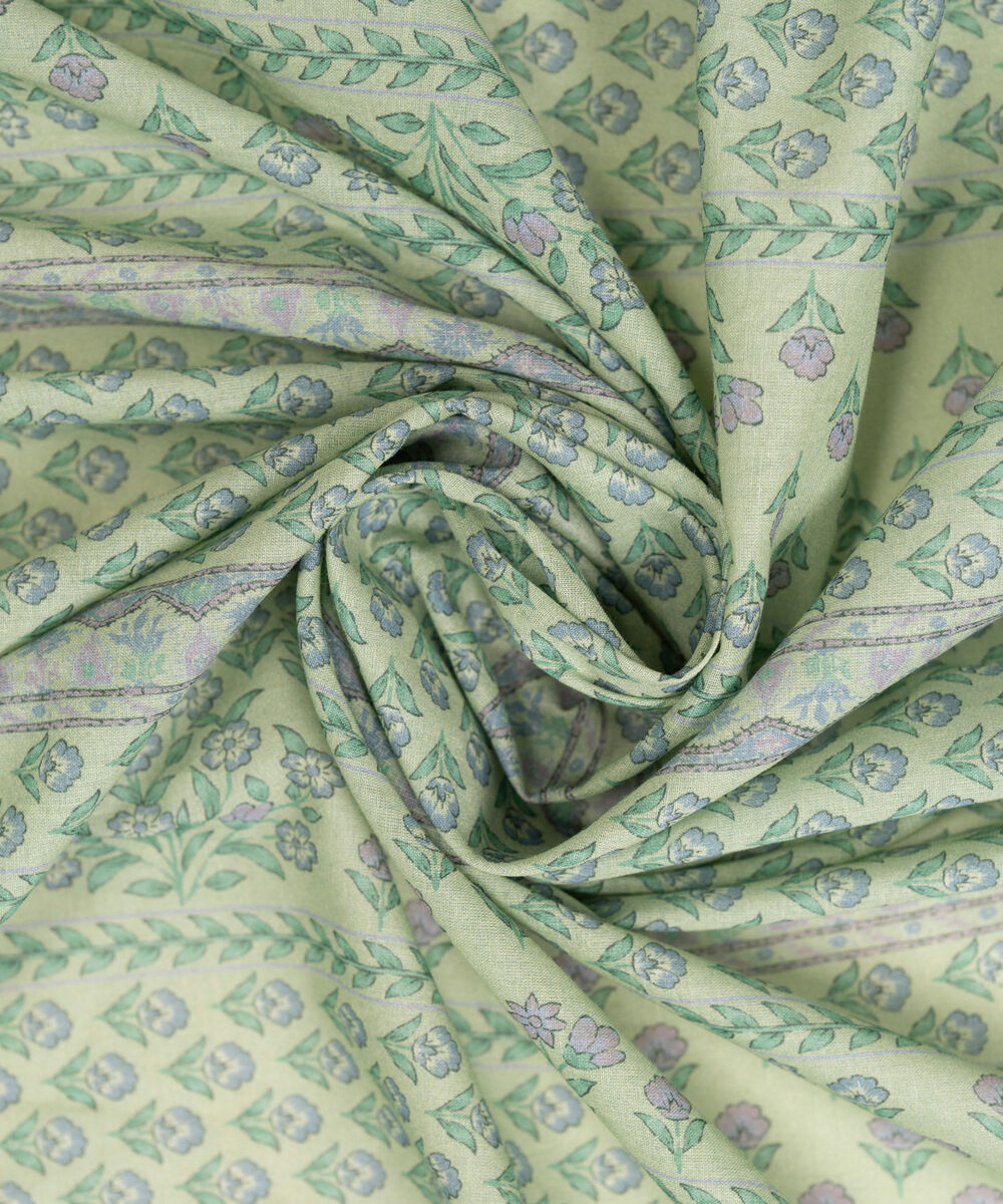 Printed Lawn Green Dupatta