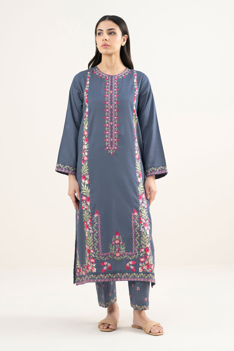 Embroidered Dobby Shirt