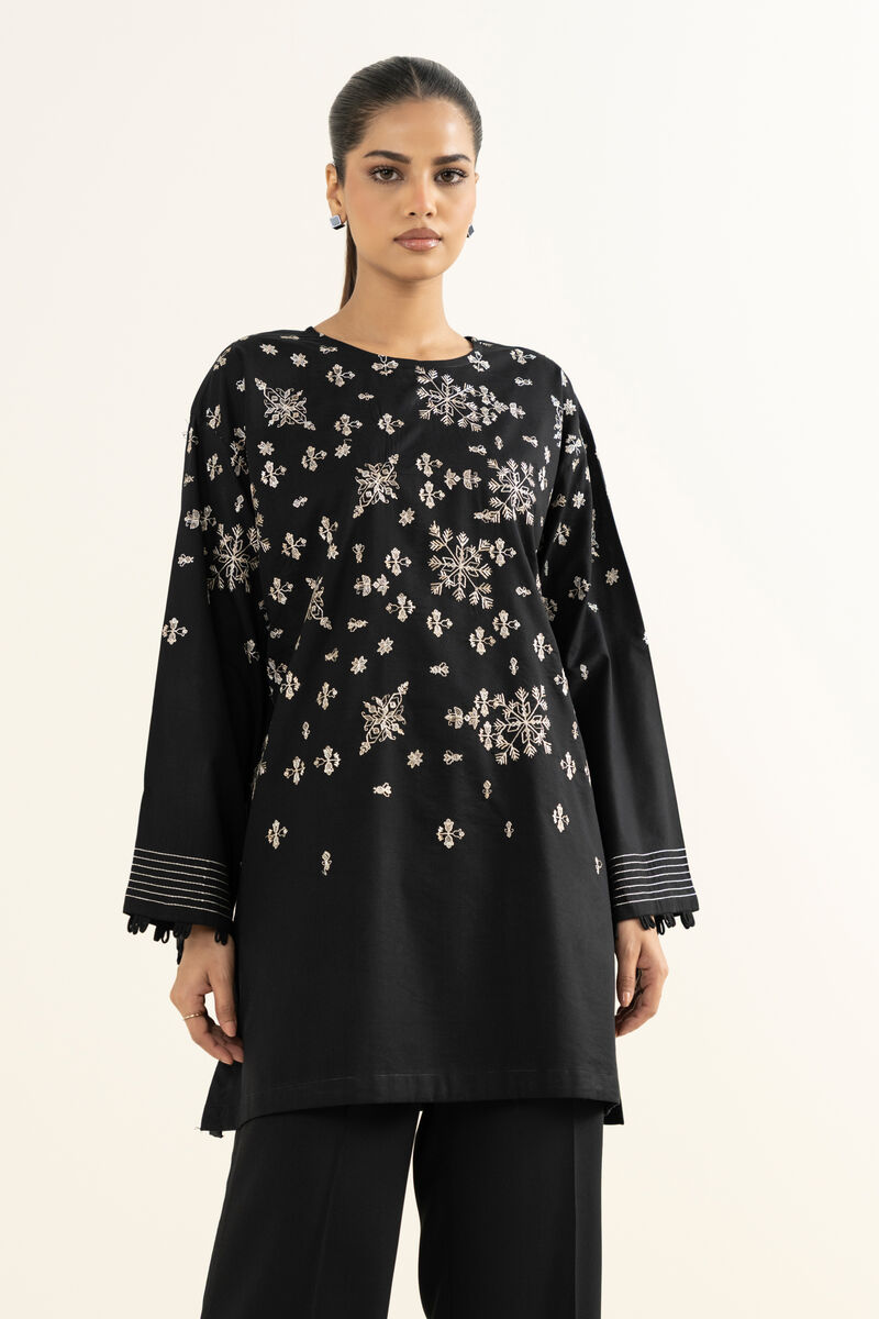 Embroidered Linen Viscose Shirt