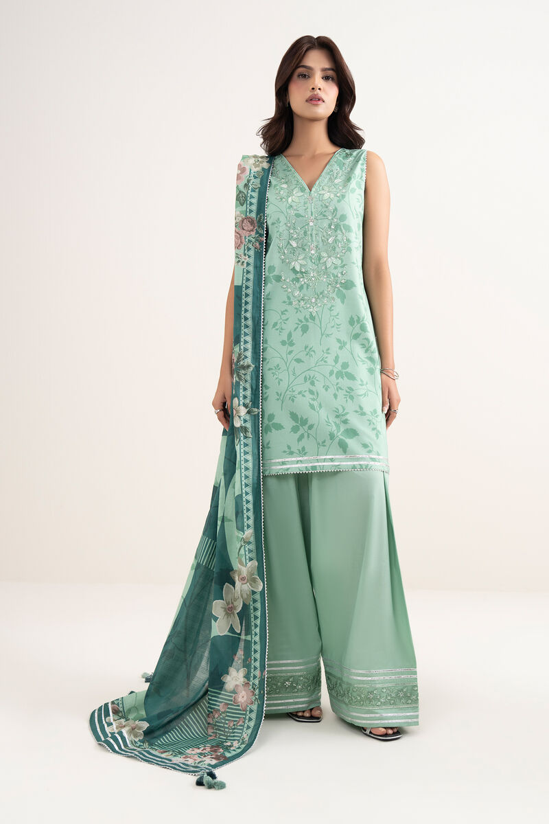 3 Piece - Embroidered Lawn Suit