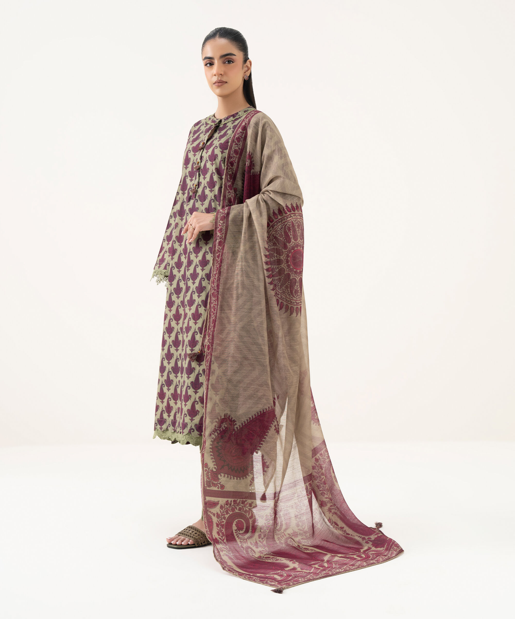 Printed Dupatta 3PEMBW25V26D