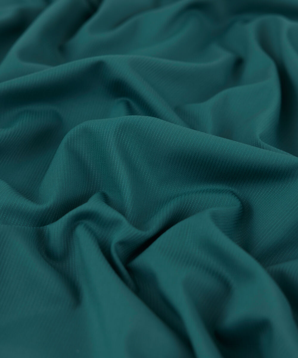 Men's Unstitched 2-Piece Premium Wash & Wear Dobby Teal Green Suit