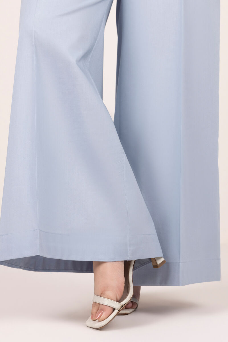 Solid Cambric Flared Pants