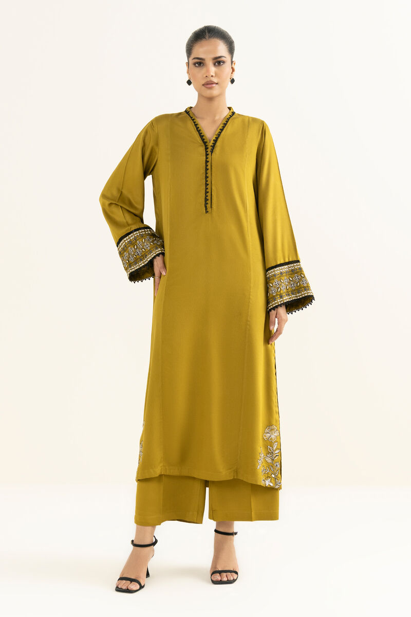 2 Piece - Embroidered Bedford Suit