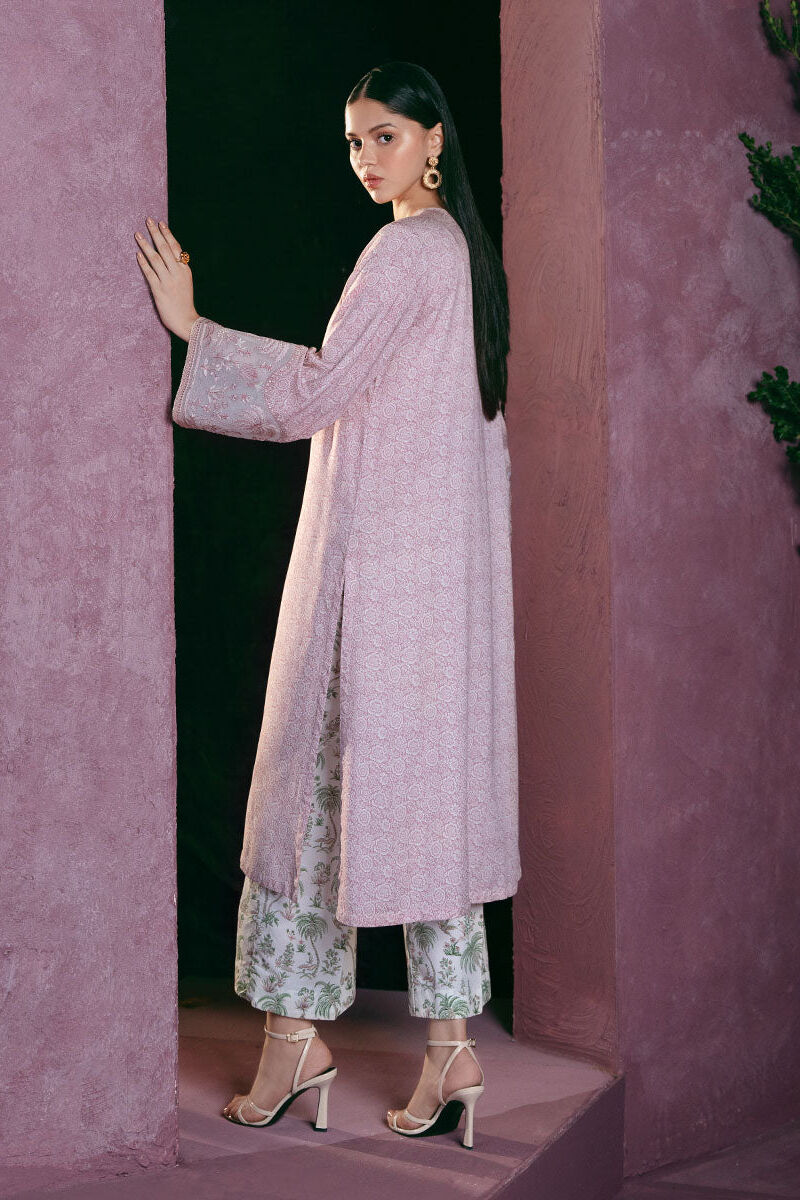 Printed Cambric Flared Pants