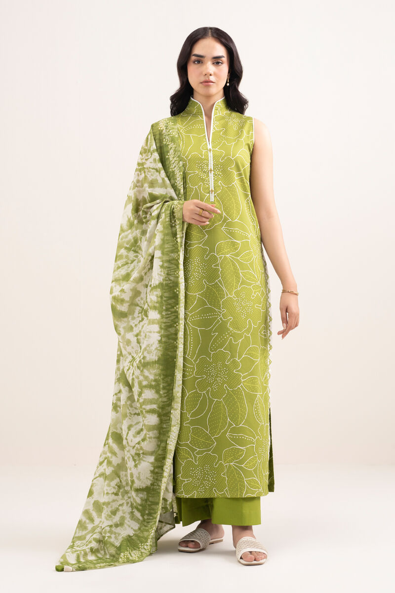 3 Piece - Printed Lawn Suit