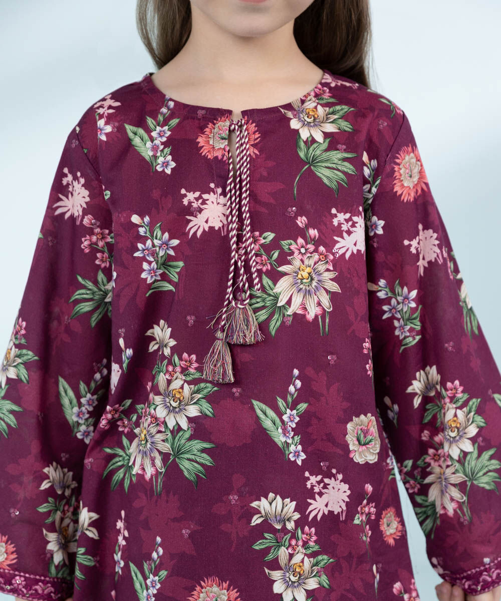 Mommy & Me Girls Two Piece Purple Suit