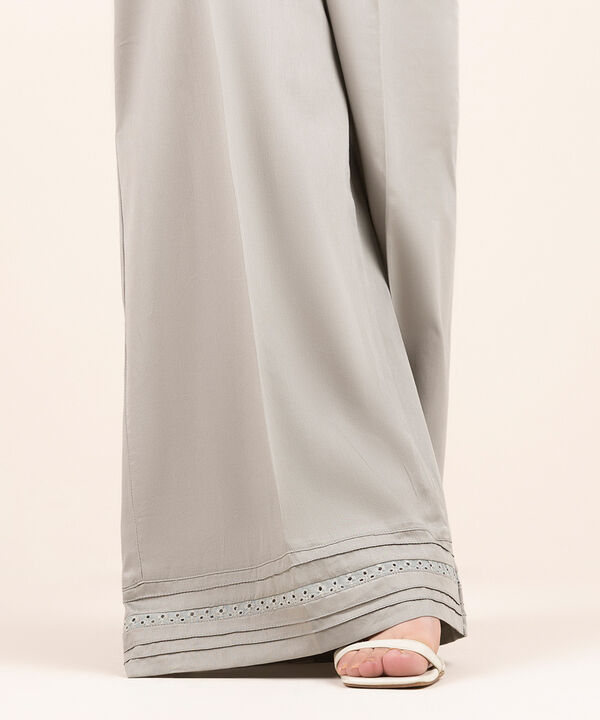Solid Silk Culottes null