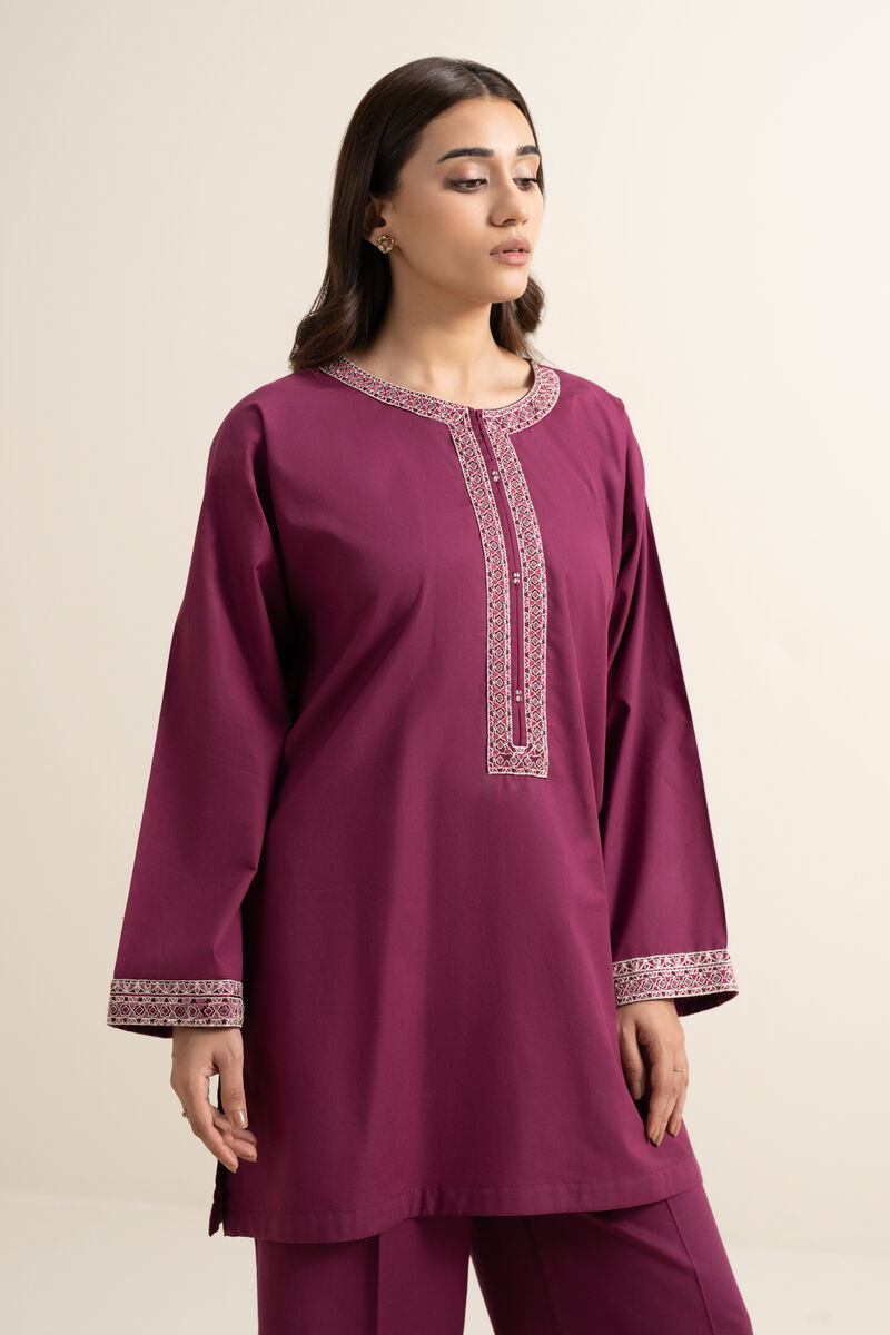 Embroidered Cambric Shirt