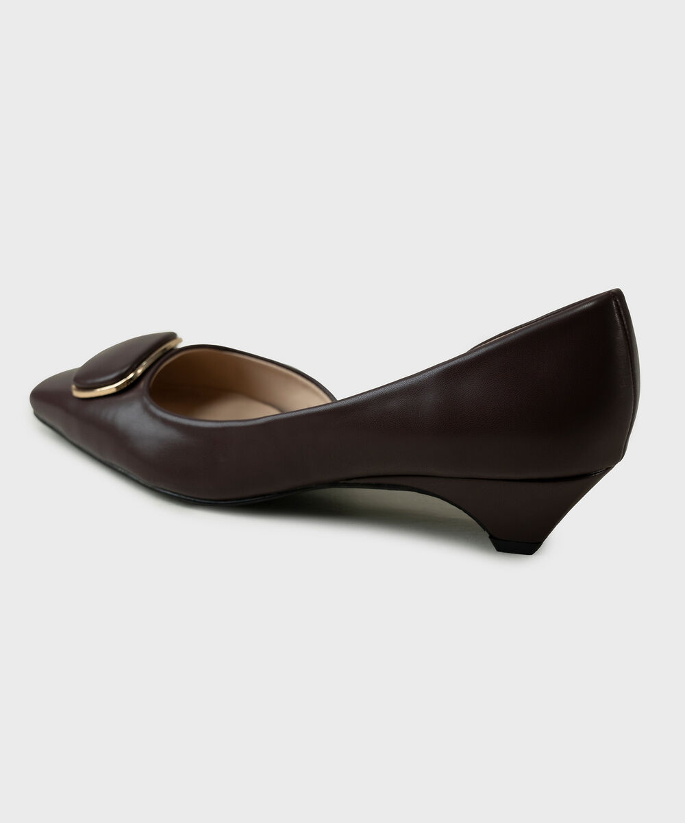 Women's Dark Brown Block Heels