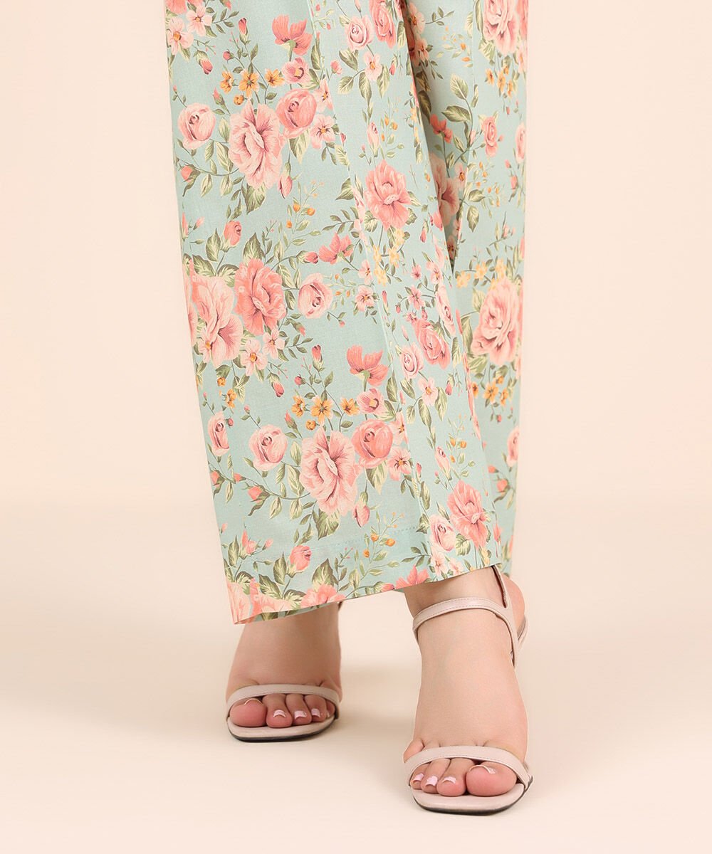 Women's RTW Cambric Multi Printed Culottes