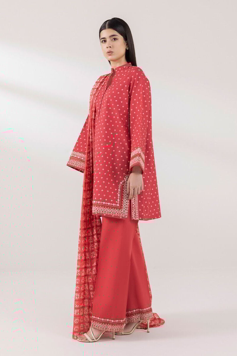 Embroidered Cambric Straight Pants