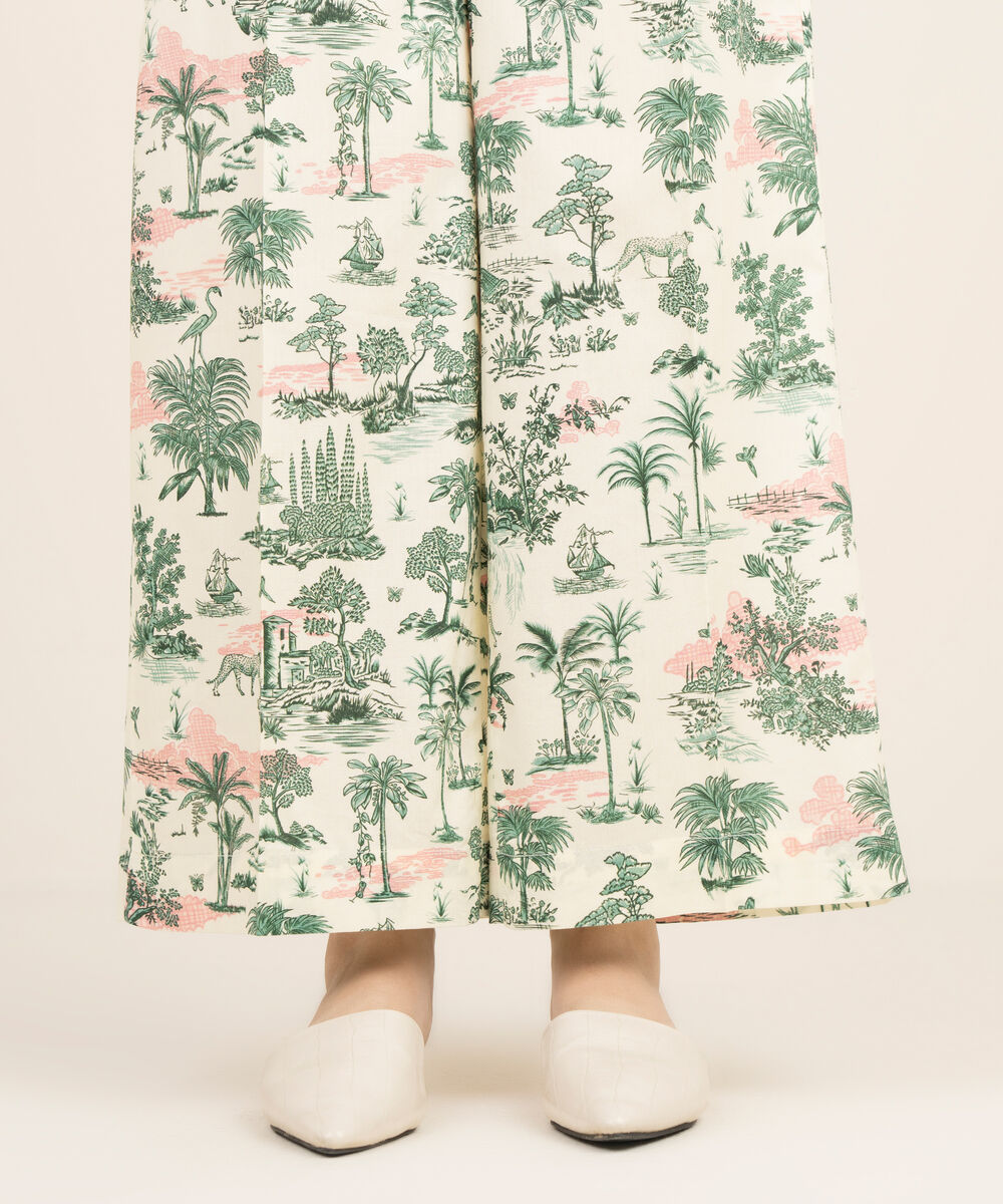 Women's RTW Cotton Viscose Printed Multi Culottes