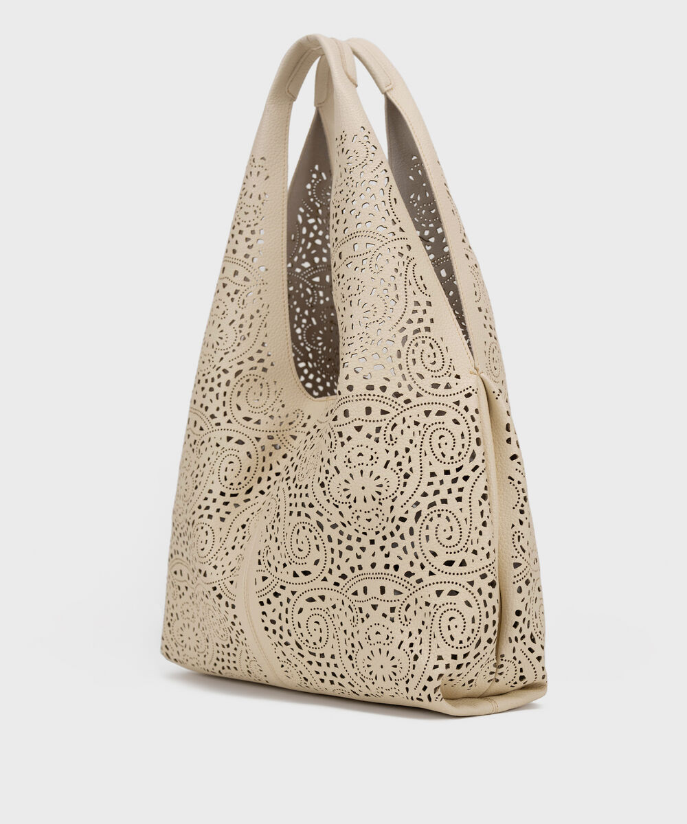 Women's Beige Tote Bag