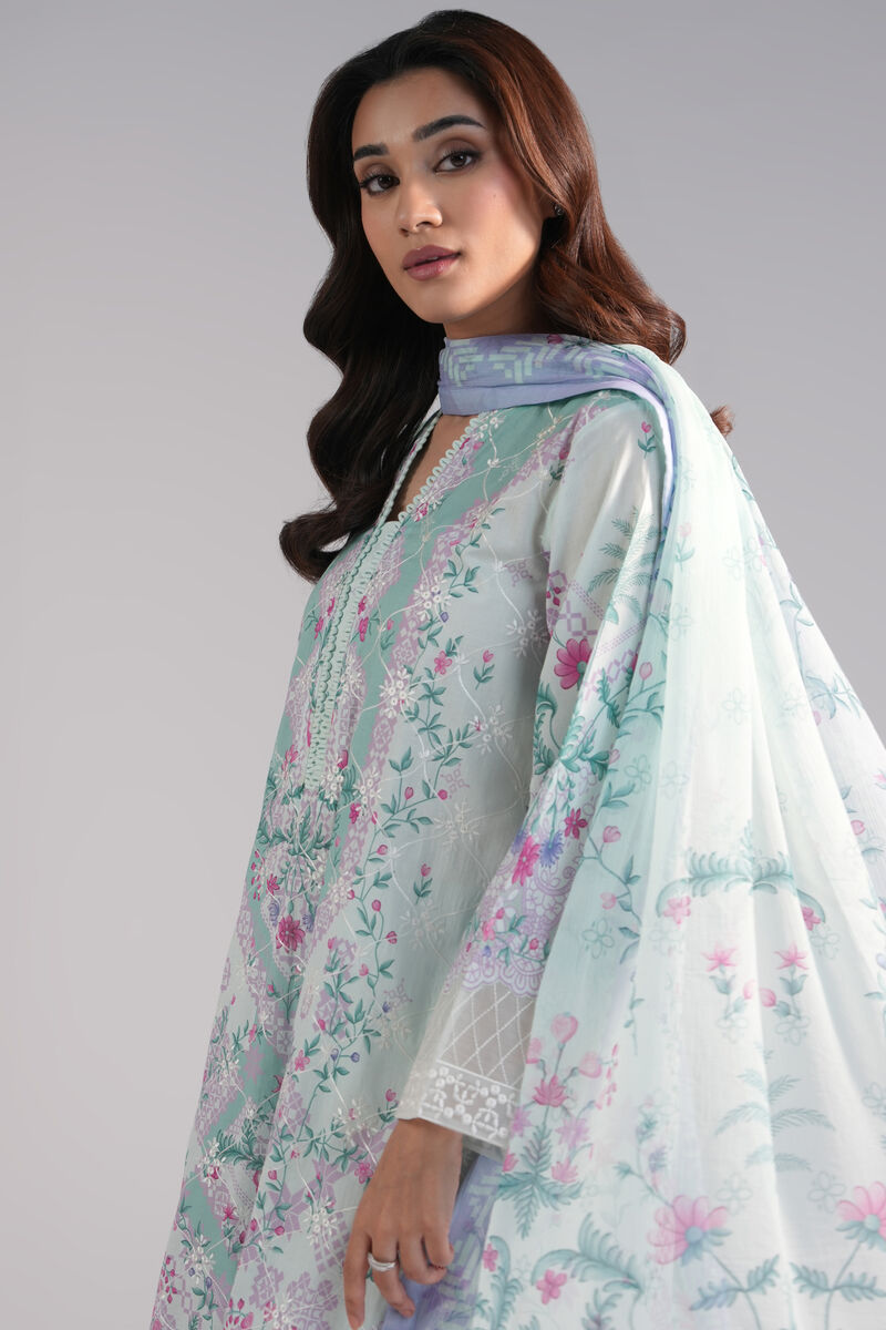 3 Piece - Embroidered Lawn Suit