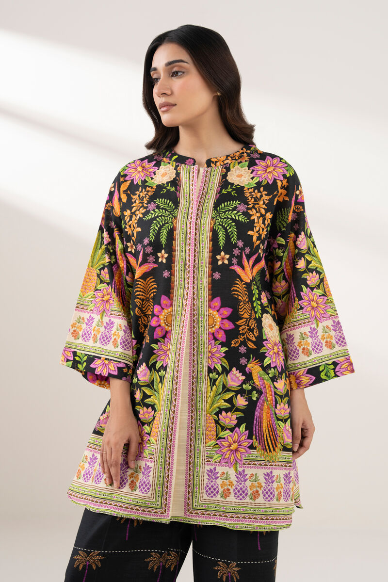 Printed Khaddar Shirt