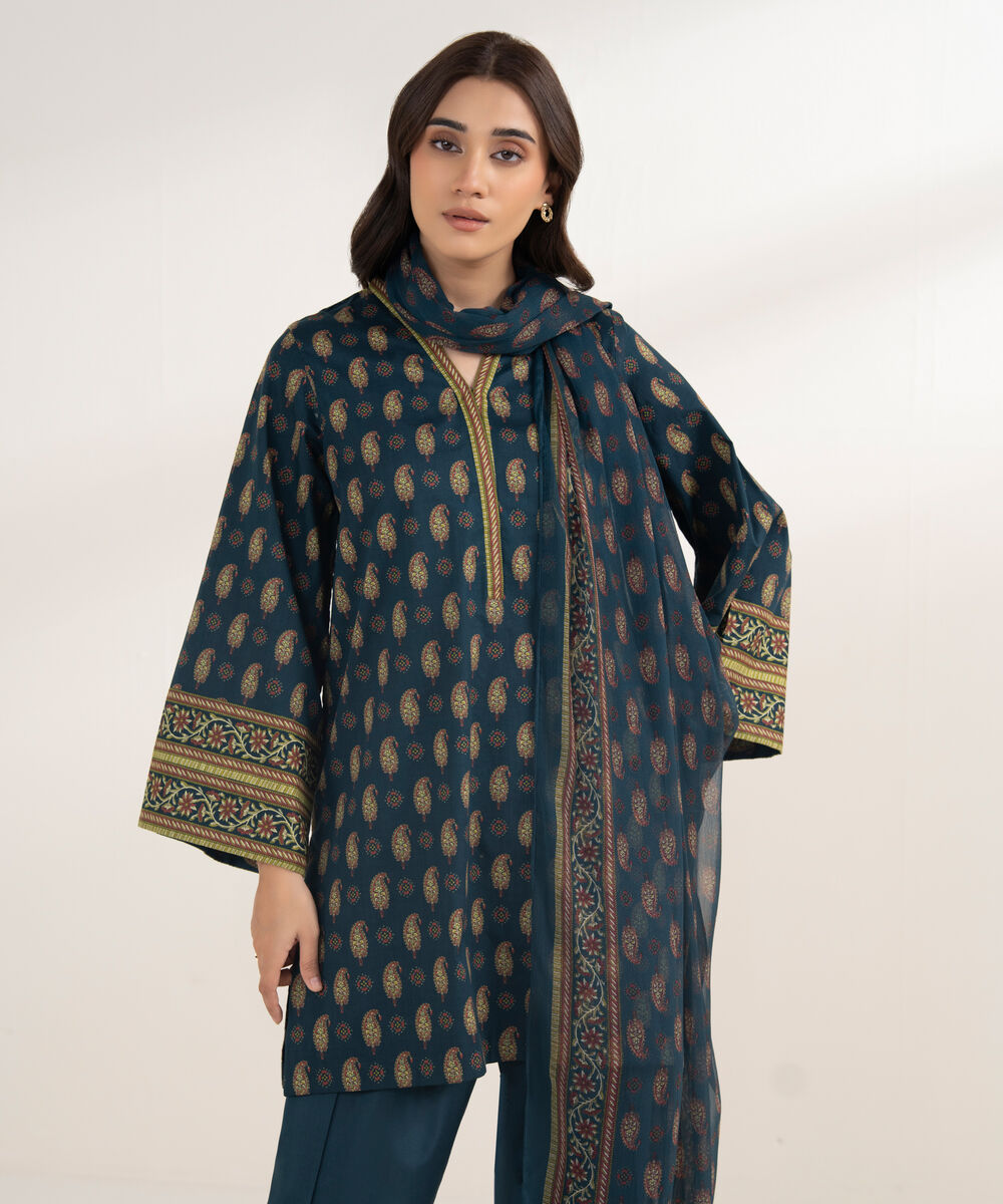Unstitched 3 PC 3PDDS26V0115 Sapphire PK