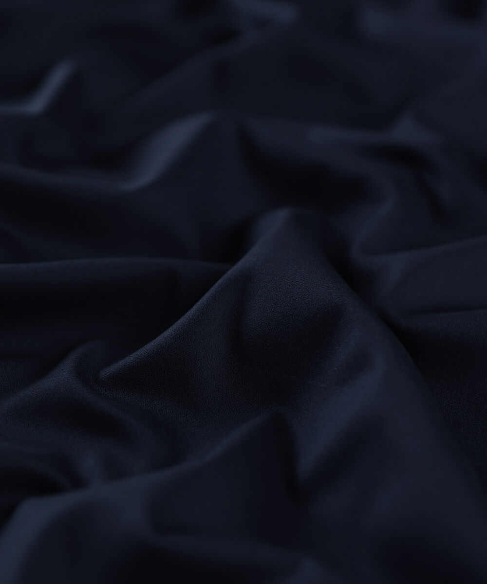 Men Unstitched Cotton Blue Full Suit Fabric