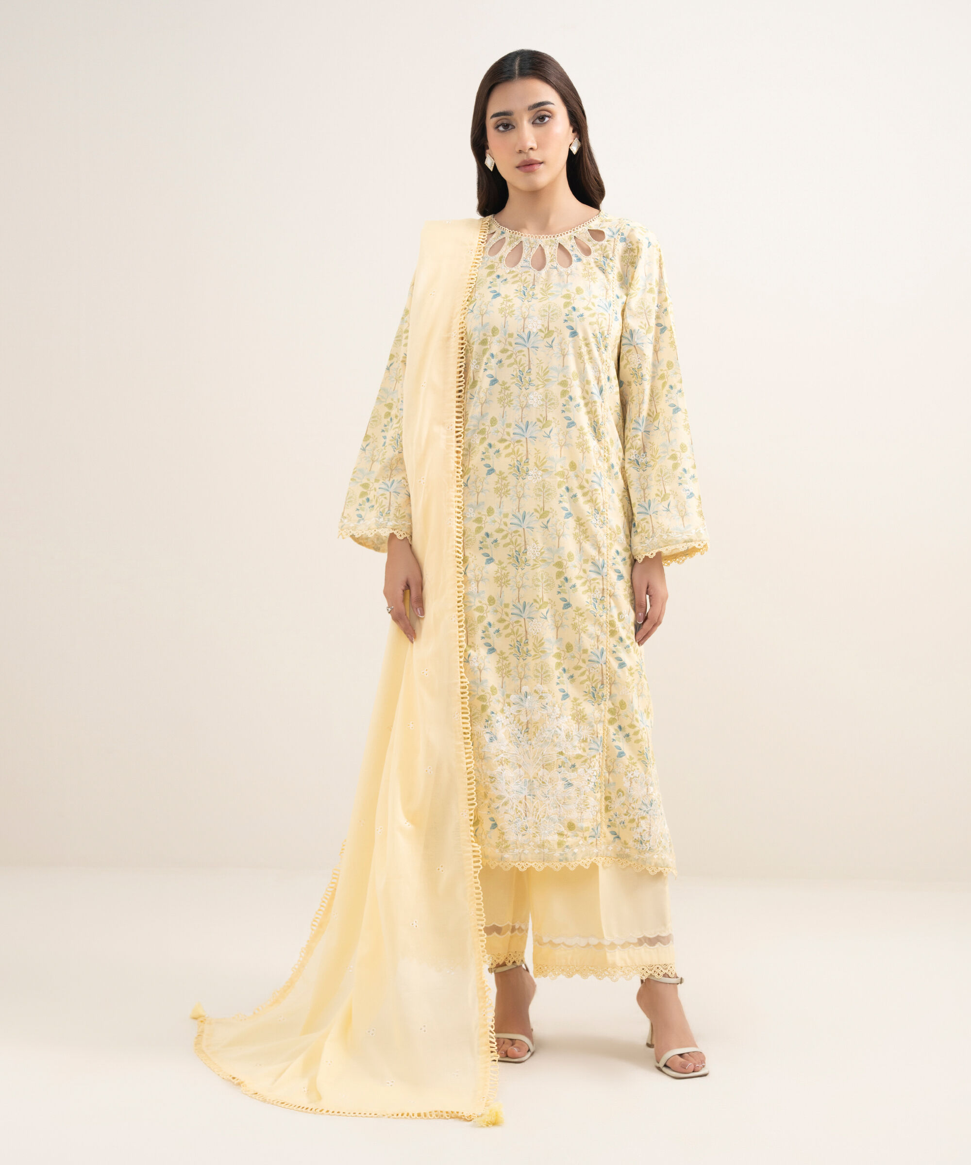 Yellow Dupatta PBS26HMV160D