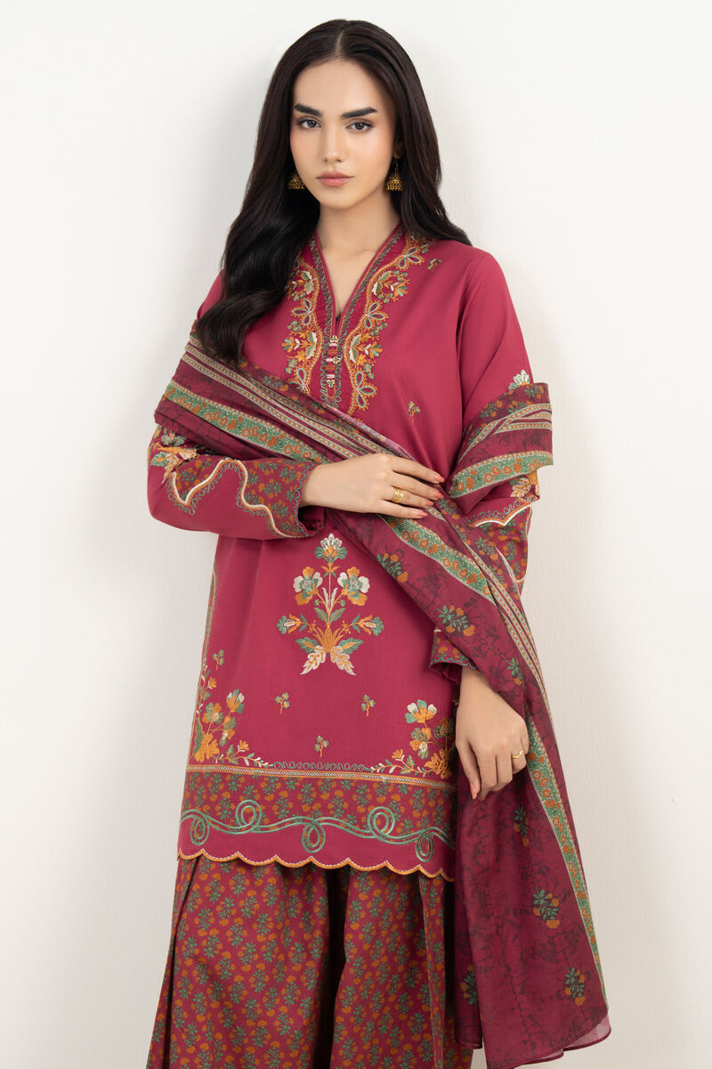 3 Piece - Embroidered Lawn Suit