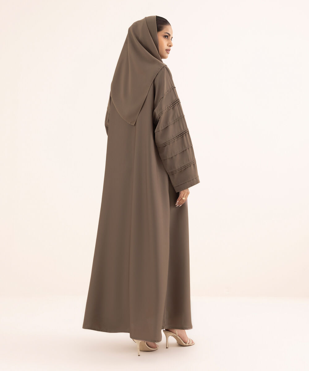 Women's Brown Nida Abaya