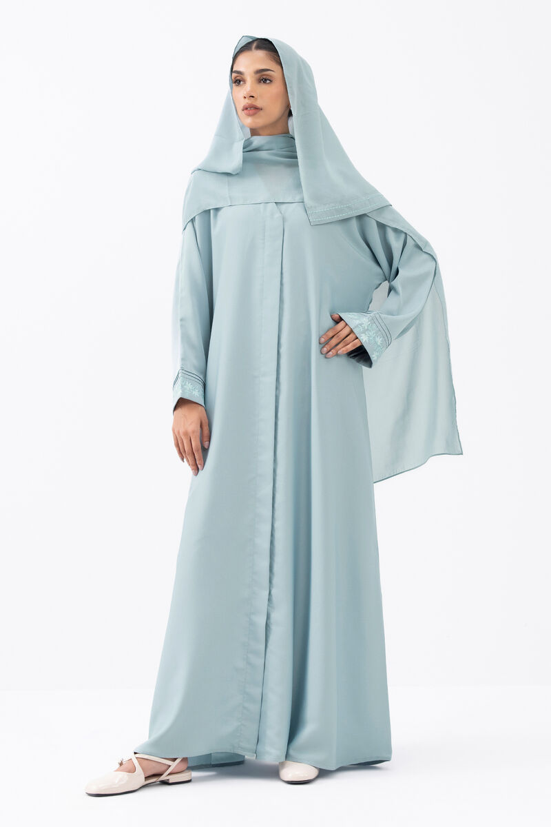 Embroidered Abaya Set