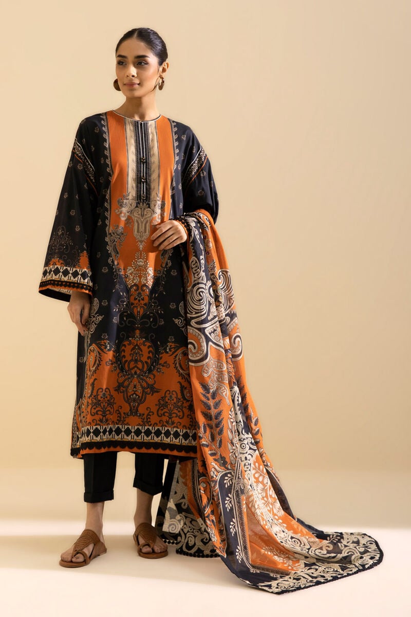 3 Piece - Printed Lawn Suit