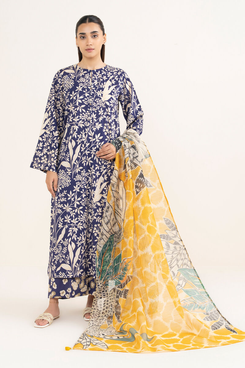 Printed Blended Net Dupatta