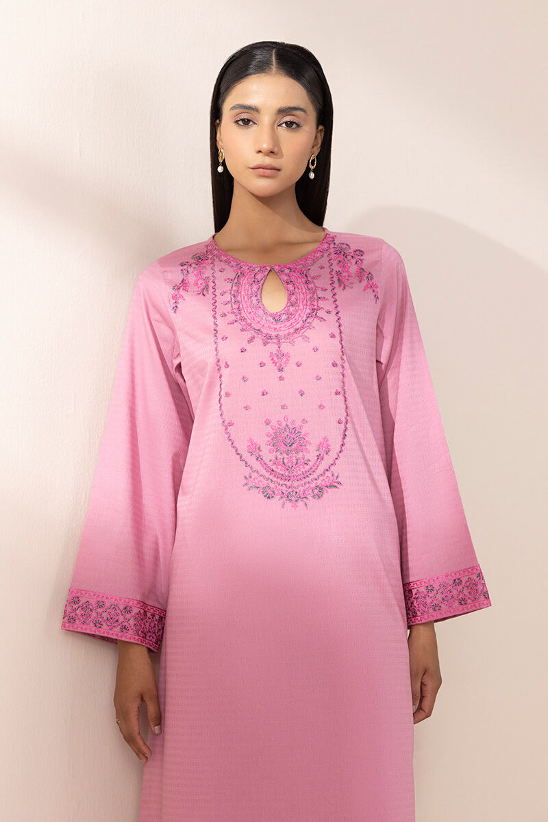 Embroidered Dobby Shirt