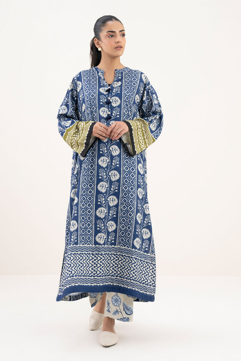 Printed Viscose Linen Shirt