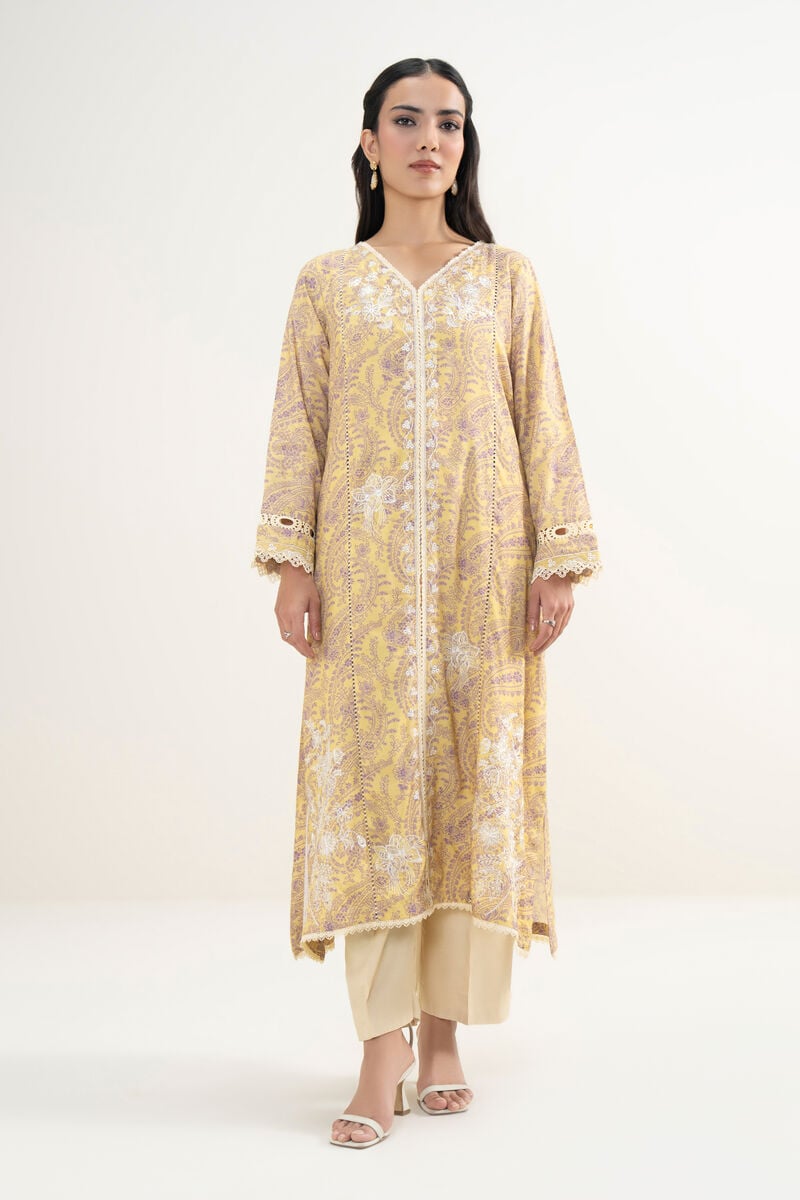 Embroidered Raw Silk Shirt
