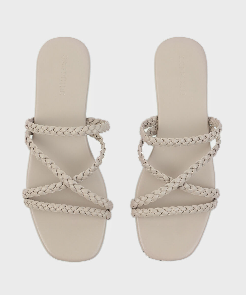 Women's Off White Flats